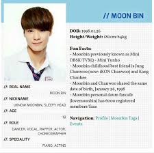 Astro Moonbin Soon To Be Debut Group Astro Kpop Astro Member Profile Moon Bin