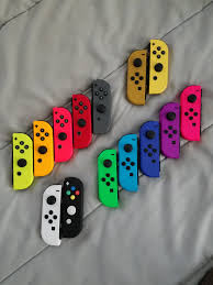 My Joy Con Color Collection Solid Colors Only Neon Yellow Neon Orange Neon Red Re Nintendo Switch Accessories Nintendo Switch System Nintendo Switch Case