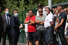 Gérald darmanin, à son arrivée mardi à l'elysée. Widow Condemns Barbaric Death Of French Driver Beaten Over Masks Wsyx