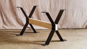 Find furniture & decor you love at hayneedle, where you can buy online while you explore our room designs and curated looks for tips, ideas & inspiration to help you along the way. Trestle Style Steel Dining Table Legs Stahltisch Stahltischbeine Mobelideen