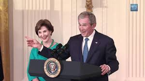 Biography of president george w. Unveiling The Official President Bush Portrait Youtube