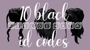 The id code for the clean black spikes is 4527498648 and for the beautiful black for beautiful people is 16630147! 10 Black Roblox Hairs W Codes Youtube