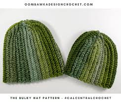 Many may avoid this knitting pattern for the cables look somewhat complicated, but you must try them. The Bulky Hat Pattern Crochet Hat Worked Flat Calcentralcrochet Oombawka Design Crochet