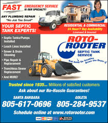 This is because roto rooter prices do not increase over weekends, nights or holiday periods. Roto Rooter Plumbing Drain Service Goleta Ca Santabarbarayp