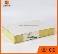 Fireproof CE/FM Approved EPS/PU/Rockwool/Slag Mineralwool Sandwich Panel  for Interior/Exterior Wall/Roofing Envelope System