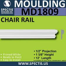 However, they can also be used in. Md1809 Md1809 Chair Rail Molding Trim Decorative Spectis Urethane