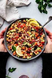 You don't have to use this sauce with wheat pasta, it also goes great with chickpea pasta! Chickpea Tuna Salad Video Mediterranean Style Platings Pairings