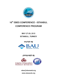 China mall is a store / shop located in constanţa. Pdf 6 Th Ebes Conference Istanbul Conference Program