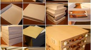 Custom sized diy can organizer using magazine holders and cardboard. Diy 5 Drawer Cardboard Organizer