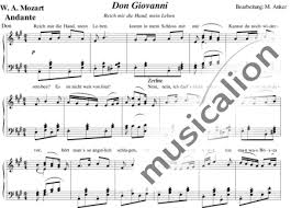 Wolfgang amadeus mozart — don giovanni, k. Don Giovanni Nr 7 Duettino Reich Mir Die Hand Kv 527 Wolfgang Amadeus Mozart Sheet Music To Download