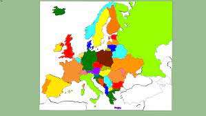 La cartina con gli stati europei, carta geografica politica adatta ai bambini della scuola primaria, da stampare gratuitamente. Cartina Politica Dell Europa 3d Warehouse