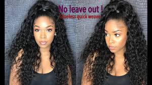 How To Do Half Up Down Glue Less Quick Weave With No Leave Out Maxine Hair Youtube Quick Weave Hairstyles Half Up Hair Curly Weave Hairstyles