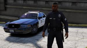 Where is the police station in gta? Los Angeles Police Department Officer Gta5 Mods Com