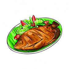 Fish Dish On A Plate In 2020 Fish Dishes Food Poster Design Sushi Set