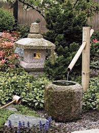 Natsume Water Stone And Shishi Odoshi Water Fountain Amazon Com Japanese Garden Japanese Garden Design Zen Garden Diy