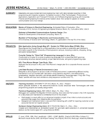 Electrical Engineering Internship Resume Sample. environmental ...