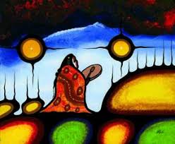 Giving Thanks By Frank Polson Birth Art Native American Art Canadian Art