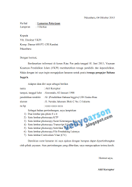 Contoh Kalimat Pembuka Surat Lamaran Kerja Berdasarkan Pengumuman Contoh Surat