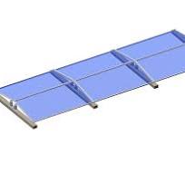 China East-West Solar Flat Roof Mounting System Manufacturer ...