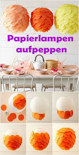 Papierlampe Gestalten Kostenlose Diy Anleitung Lampenschirm Selber Machen Papierlampen Lampen Selber Machen