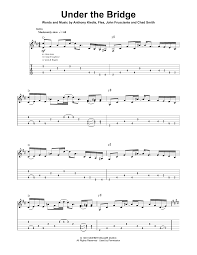 The bridge trio, mo egeston album release party, and. Red Hot Chili Peppers Under The Bridge Sheet Music Pdf Notes Chords Rock Score Guitar Chords Lyrics Download Printable Sku 78638