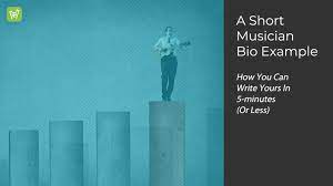 Most bios will be less than a page. A Short Musician Bio Example And How To Write One In Less Than 5 Minutes