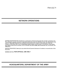 Fm 6 02 71 Network Operations