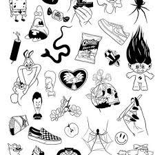 Tattoo Sketches Sketchesclub Instagram Photos And Videos Tattoo Sketches Spooky Tattoos Easy Doodle Art