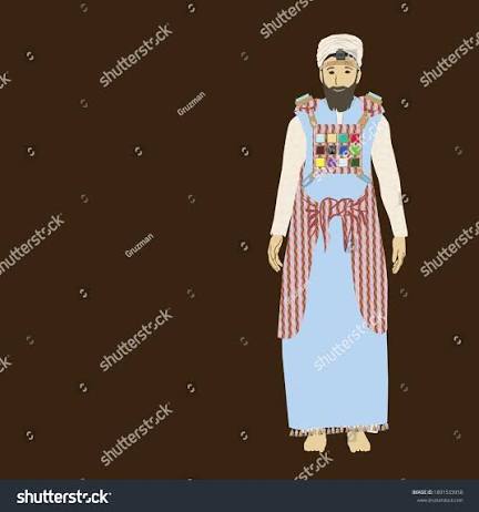 Jewish High Priest Jerusalem Dressed Eight Stock Vector (Royalty Free) 1891533958 | Shutterstock