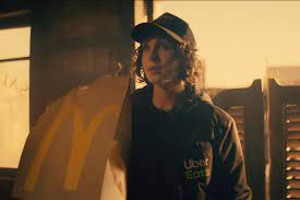 A Mcdelivery Driver Turns Up In Every Kind Of Movie Scene You Can Think Of In Mcdonald S Itv Idents Ad Age