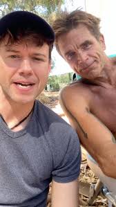 #happyfathersday Movie son @allen_willl with movie dad  @therealdavidchokachi doing #bts