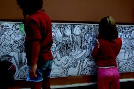Push copy and print and then engineering prints! The Monster Mural Table Size Sheets