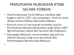 Buku kontrak sosial tulisan dr. Bab 3 Pembangunan Politik Dalam Kontek Hubungan Etnik