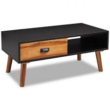 Coffee Table Drawer Solid Wooden Storage Bar Bedroom Side End Stand Furniture Ebay Retro Coffee Tables Solid Coffee Table Coffee Table With Drawers