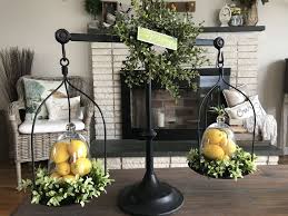 Decor Steals Balance Scale Farmhouse Scale Lemon Decor And Mini Glass Cloche Country Farmhouse Decor Country House Decor Country Decor