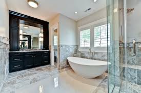 Freestanding baths have long been prized as the ultimate romantic statement: Marble Master Bath And Free Standing Tub Free Standing Bath Tub Free Standing Tub Modern Master Bath