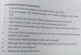 Jawaban soal bahasa inggris kelas 10 halaman 173. Kunci Jawaban Comprehension Question The Legend Malin Kundang Halaman 173 Laluahmad Com