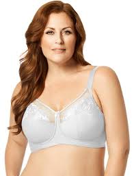Embroidered Microfiber Soft Cup Bra 1301