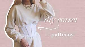 Diy Corset Tutorial Patterns Available How To Sew Your Own Sheer Corset Detailed Explanation Youtube