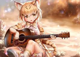 Check spelling or type a new query. Hd Wallpaper Kemono Friends Sand Cat Animal Ears Guitar Instrument Moe Wallpaper Flare