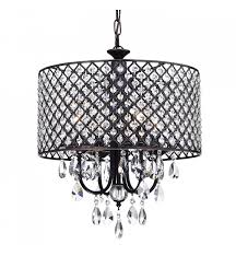 Exquisitely beautifully crafted with a bygone look, the traditional oil rubbed bronze finish adds a great design touch to any room. Marya 4 Light Oil Rubbed Bronze Round Beaded Drum Chandelier Hanging Crystals