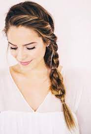 35 Casual Braided Hairstyles For Womens 2018 Braidedhairstyles Casual Braided Hairstyles Casual Hairstyles For Long Hair Easy Summer Hairstyles