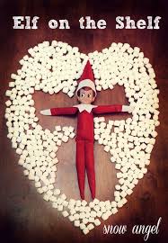Marshmallow Snow Angel Elf On The Shelf Elf Awesome Elf On The Shelf Ideas