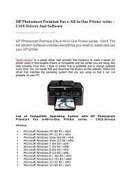 Over 11 million drivers and matches missing, corrupt, or obsolete hp photosmart c6100 drivers to the appropriate and most recent drivers. Hp Photosmart C6100 Drivers For Windows 10 Hp Photosmart C4100 Driver For Windows 7 8 10 Mac Zooms Out To Show More Of A Photo Or Asih Kert
