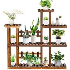 3 tiers plant stand wooden bonsai plant display rack storage shelf household outdoor indoor heavy duty potted product. Red Barrel Studio Botyu Rectangular Corner Plant Stand Plant Stands Outdoor Plant Stand Indoor Plant Shelves