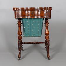This classic game table will provide endless hours of entertainment.rubber lined cup holders protect the wood furniture finish. A Victorian Rosewood Work And Games Table Furniture Tables Auctionet