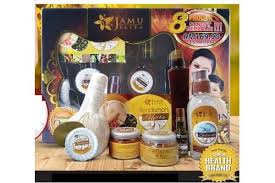 Rimpang teki (cyperi rhizoma) is good to reduce pain and stop bleeding, kemukus (cubebae fructus) for post natal medication, pulasari (alyxiae cortex), to improve blood circulation, kelembak (rhei radix) as astringent and tonic. Promosi Set Berpantang