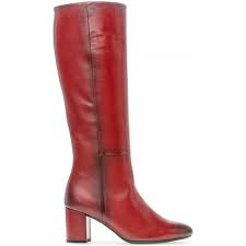 Un choix unique de bottes cuir rouge femme disponible dans notre magasin. Gabor Bottes Cuir Talon Recouvert Rouge Livraison Gratuite Gov Chaussures Botte Ville Femme 191 00