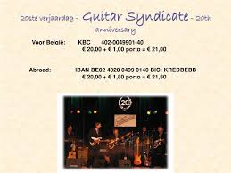 Ppt 20ste Verjaardag Guitar Syndicate 20th Anniversary Powerpoint Presentation Id 4870263