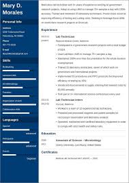 Lab technician resume template 7 free word pdf document. Lab Tech Cv Sample Tips For Laboratory Technicians